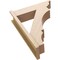 Ekena Millwork 7 1/2-in W x 26-in D x 34-in H Balboa Trad Rough Cedar Woodgrain TimberThane Outlooker, Primed Tan OUTUR075X26X34BOA04RCPR - alternate 6